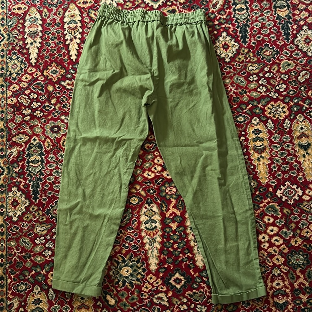 J. Crew Utility Green Drawstring Pull On Pant - image 8